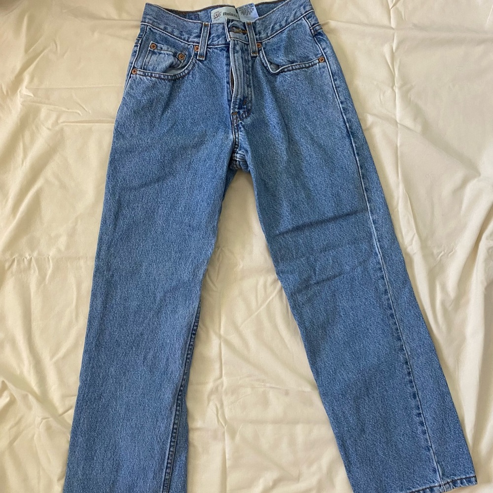 Levi’s 550 Relaxed Fit Medium Wash Straight Leg Jeans SIZE 25